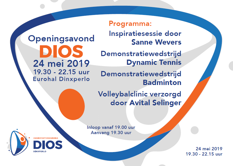 Openingsavond DIOS 24 mei 2019